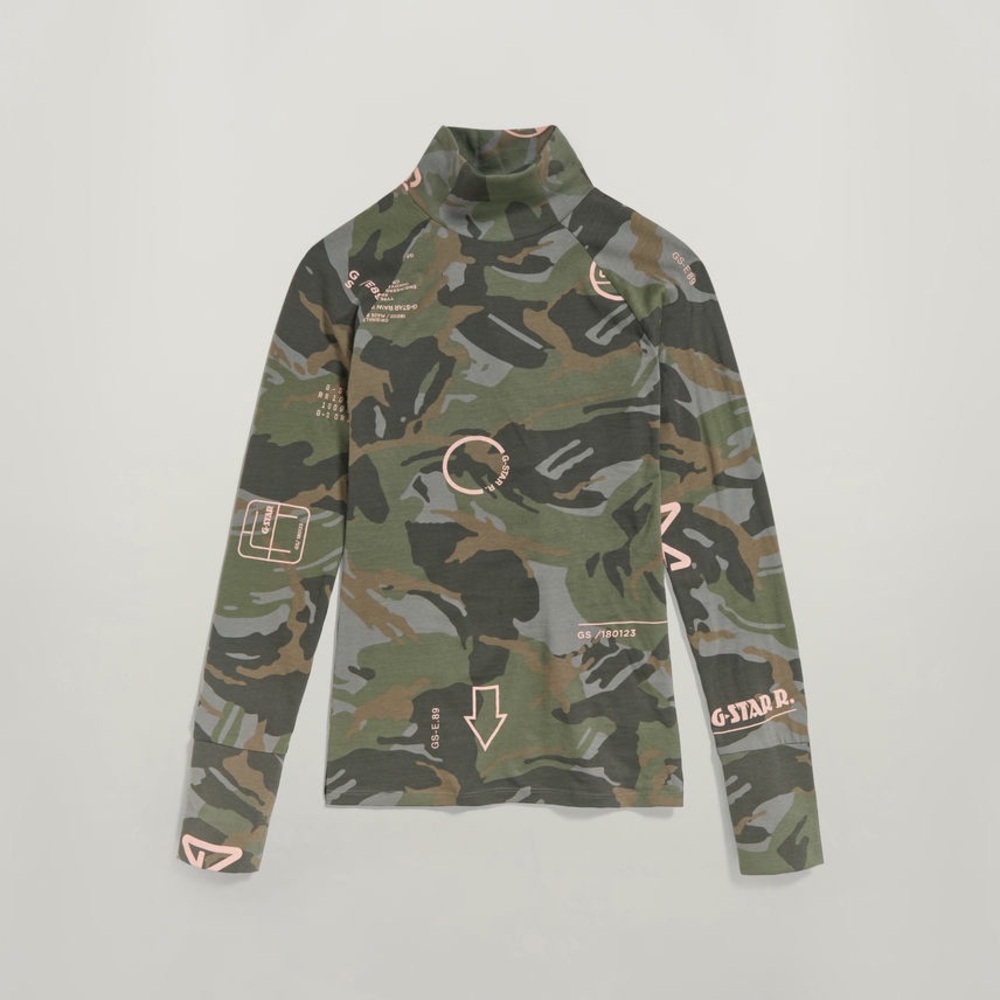 G-Star Camouflage Long Sleeve Tee